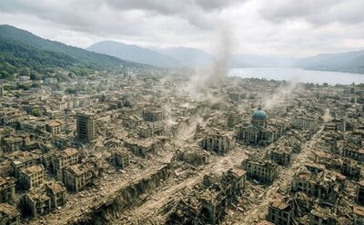 Saanu-Veyeth nach dem Erdbeben